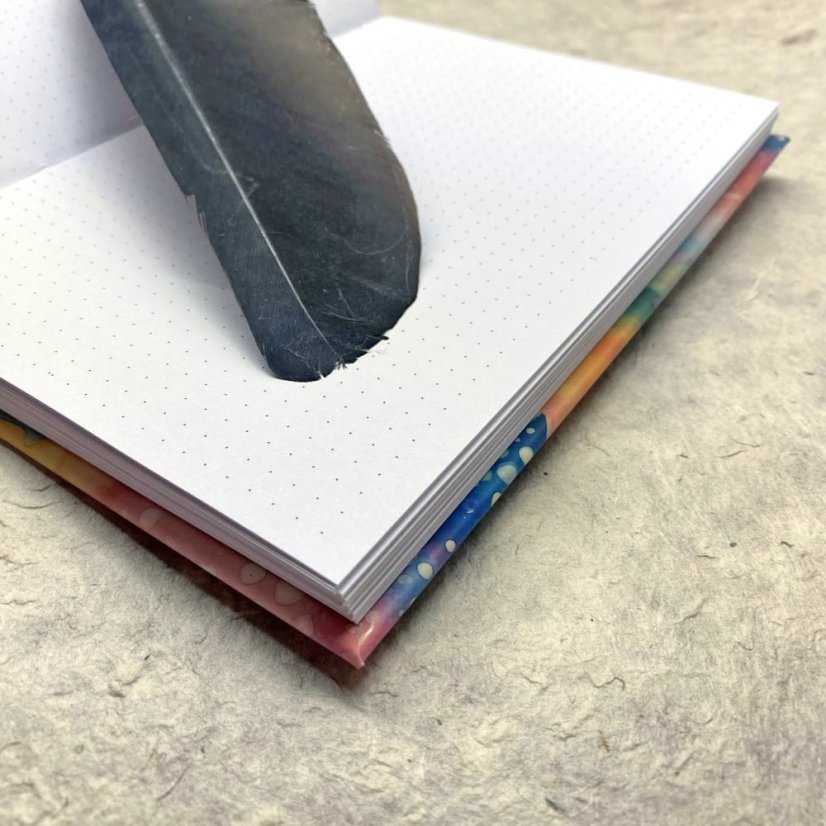 Tečkovaný zápisník Ink drops A5 No.17