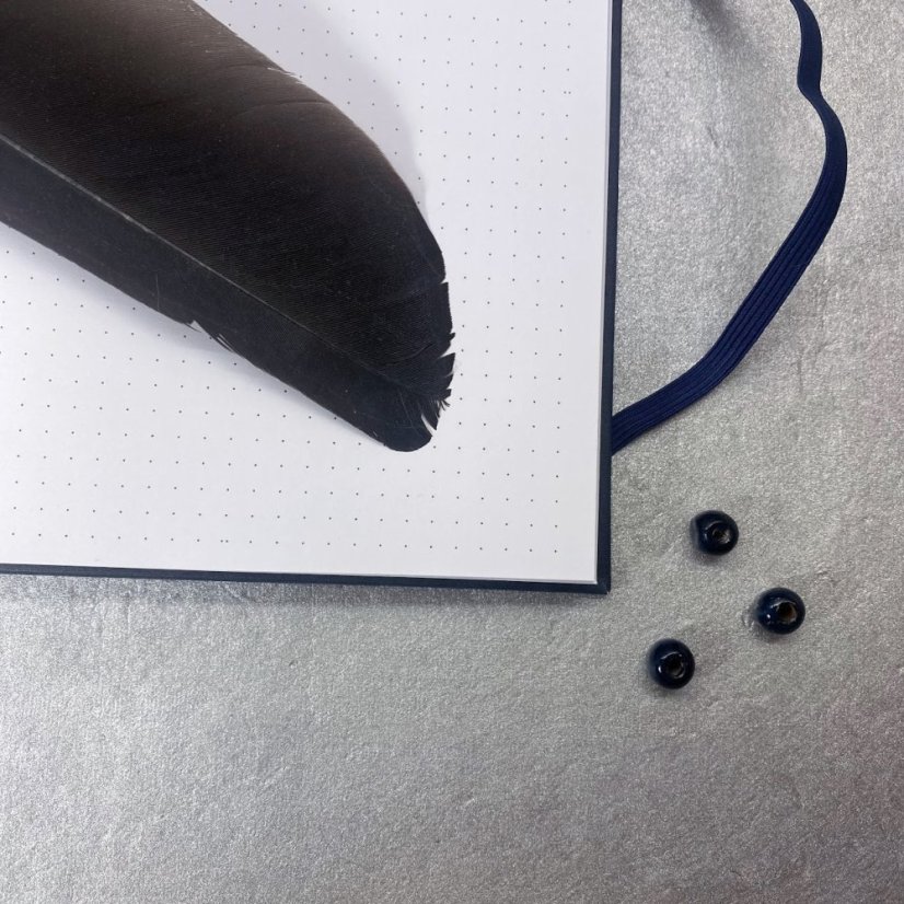 Tečkovaný zápisník Hvězdná obloha v horách